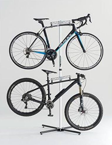 楽天市場】ミノウラ P-500AL-7S シルバー ペアスタンド 床置き型 横2台