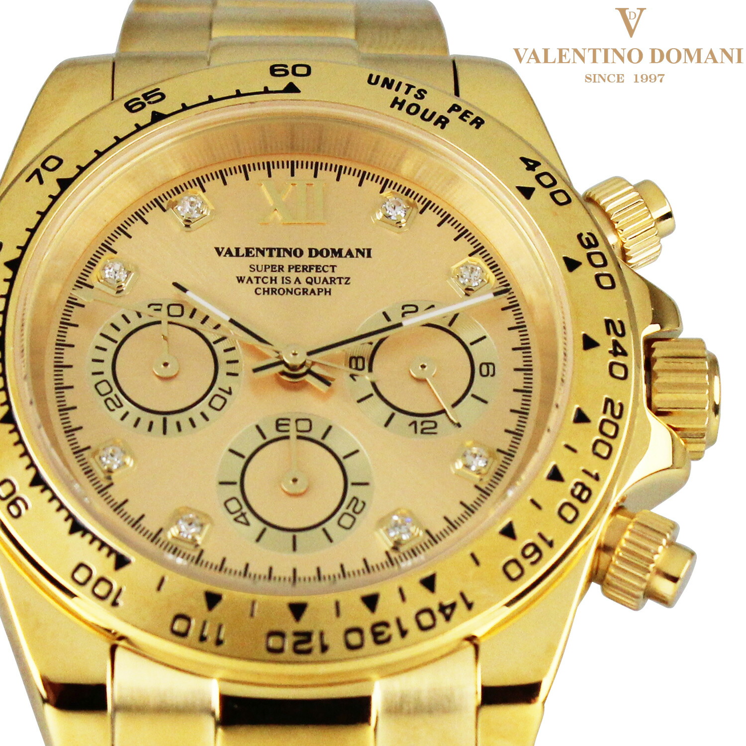 楽天市場】VALENTINO DOMANI (バレンチノドマーニ）メンズ 腕時計