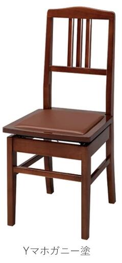楽天市場】（甲南）背付 ピアノ椅子 No.5 茶色系 （マホガニー塗・Y