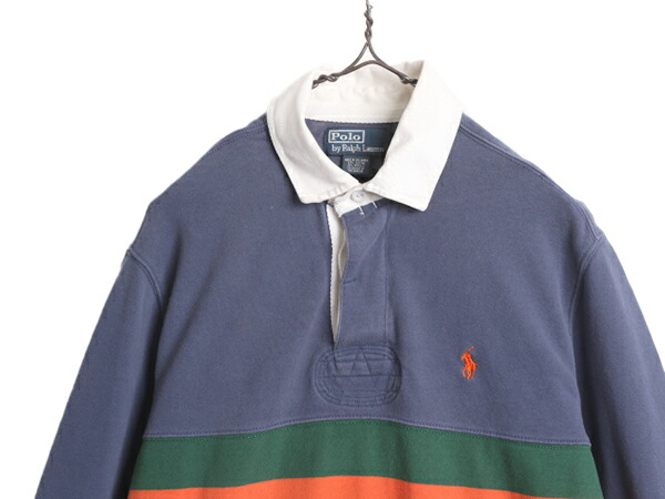 楽天市場】90s ポロ ラルフローレン スウェット ラガーシャツ メンズ M