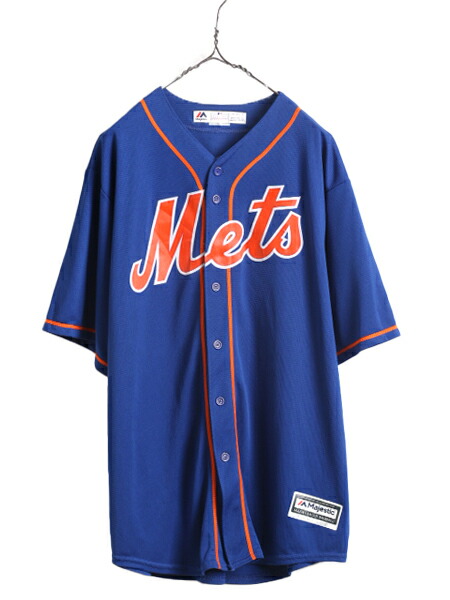 楽天市場】MLB オフィシャル Majestic メッツ ベースボール シャツ