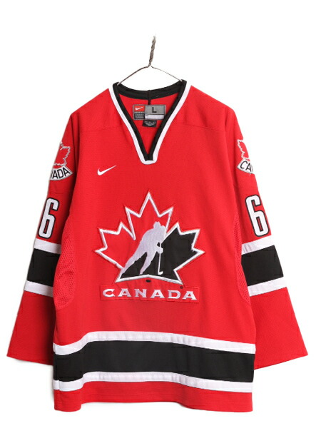 楽天市場】2002 オリンピック カナダ代表 ナイキ アイスホッケー