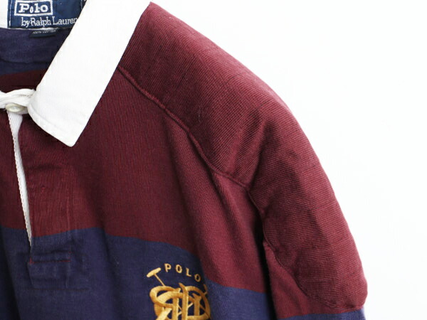 楽天市場】90s USA製 ポロ ラルフローレン ボーダー 長袖 ラガー