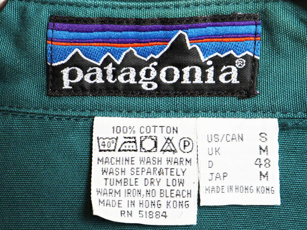 楽天市場】80s デカタグ パタゴニア コットン キャンバス 長袖 シャツ