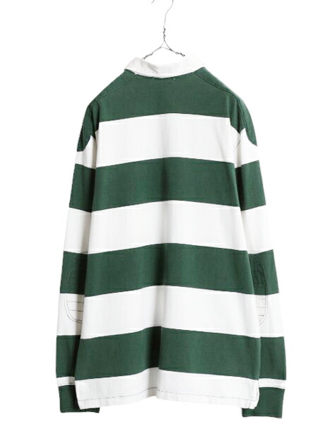 楽天市場】ポロ ラルフローレン ワイド ボーダー 長袖 ラガー シャツ