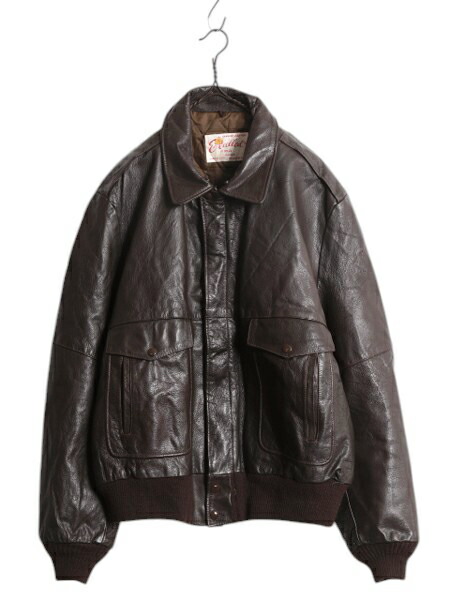 楽天市場】70s 80s USA製 EXCELLED A-2 タイプ 本革 レザー フライト