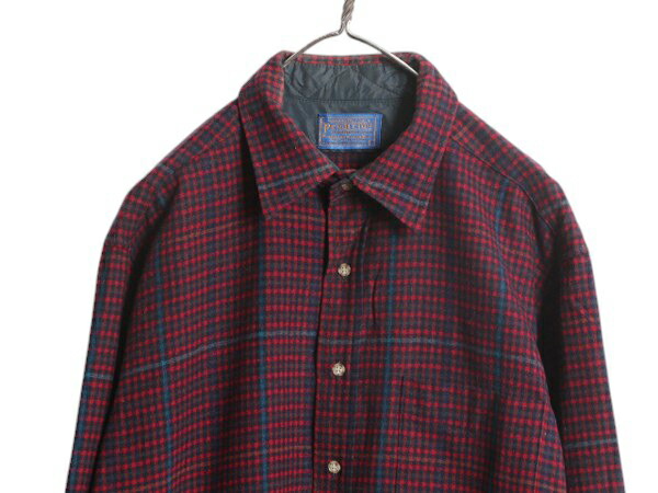 楽天市場】80s USA製 ペンドルトン チェック ウール シャツ メンズ L