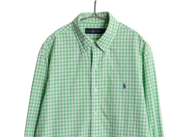 楽天市場】ラルフローレン ギンガム チェック 長袖 ボタンダウン
