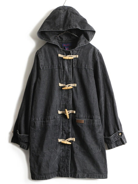 楽天市場】90s オールド □ Denim&Co 麻トグルボタン ブラック デニム