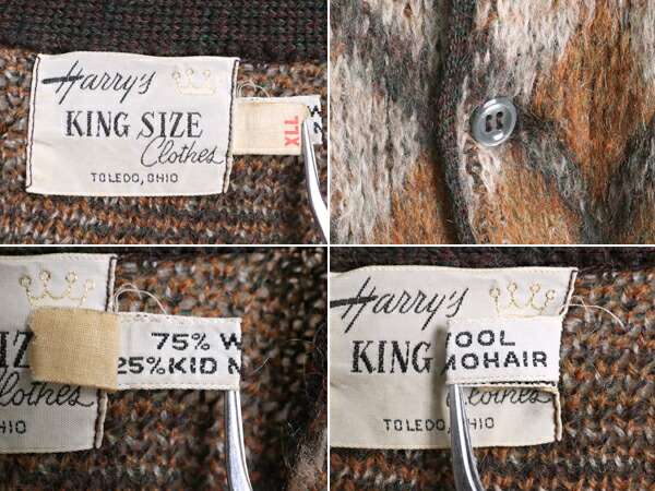 楽天市場】60s ビンテージ 25% モヘア ☆ アーガイル ウール モヘヤ