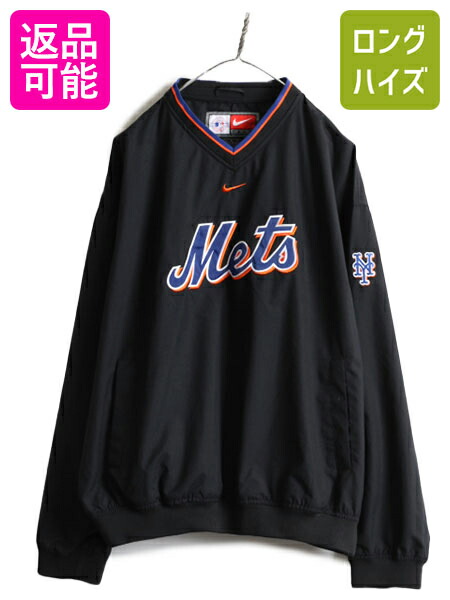楽天市場】00s □ MLB オフィシャル TEAM NIKE メッツ プルオーバー