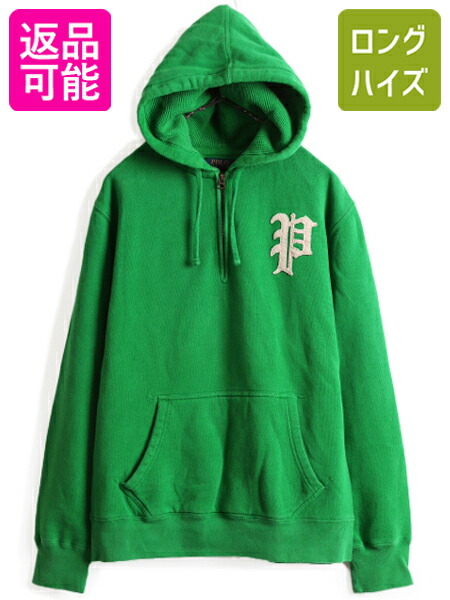 楽天市場】□ ポロ ラルフローレン ハーフジップ スウェット フード