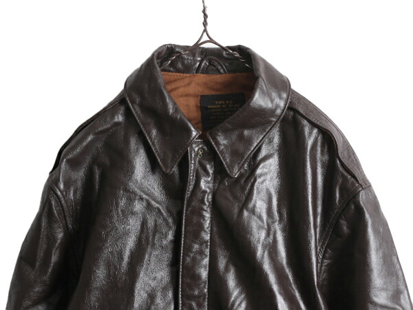 楽天市場】90s USA製 AVIREX A-2 フライト ジャケット メンズ L / 古着