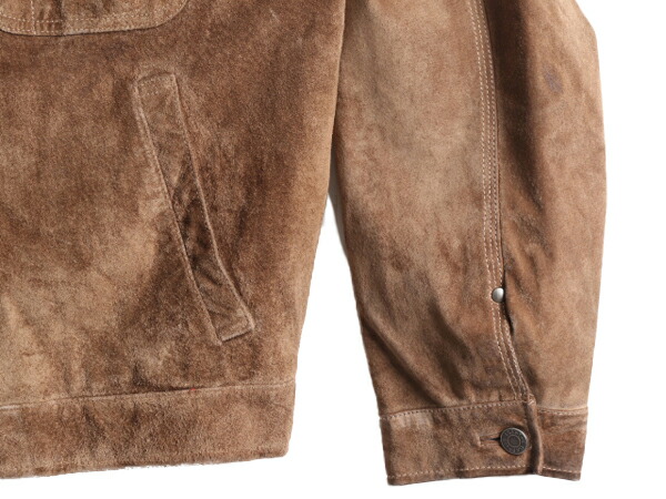 楽天市場】00s OLD GAP 本革 スウェード レザー トラッカー ジャケット