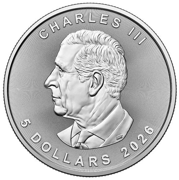 楽天市場】【2025年】銀貨 メイプルリーフ銀貨 1oz クリアケース入り 1