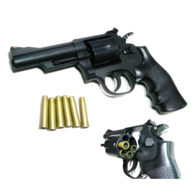 楽天市場】S&W-M19 4in .357 コンバットマグナム HOP UP エアガン [5