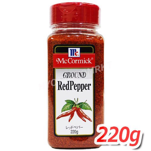 楽天市場】マコーミック グラウンド レッドペッパー 大容量 220g 調味