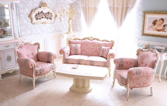 楽天市場】ロココ 調 ソファー アンティーク 調 2人掛 1人掛 幅160cm