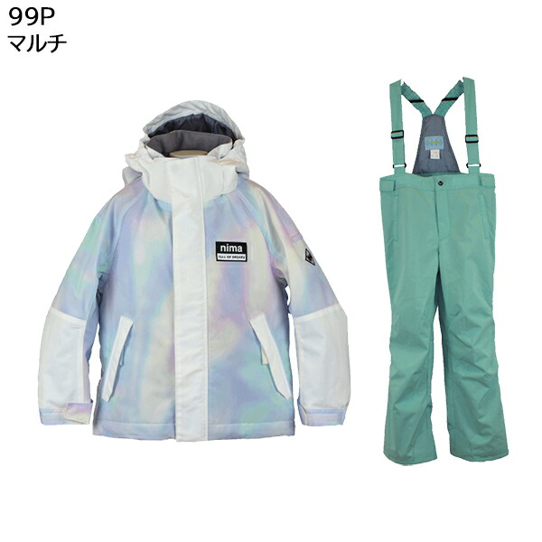 楽天市場】ニーマ nima キッズ ジュニア スキーウェア 上下セット 雪