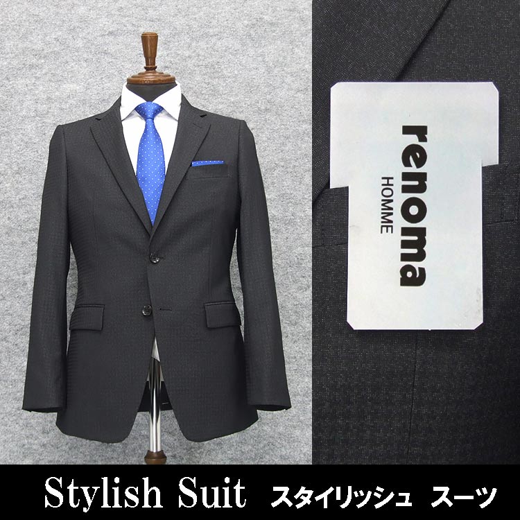 楽天市場】renoma（カラーブラック）（スーツ・セットアップ｜メンズ