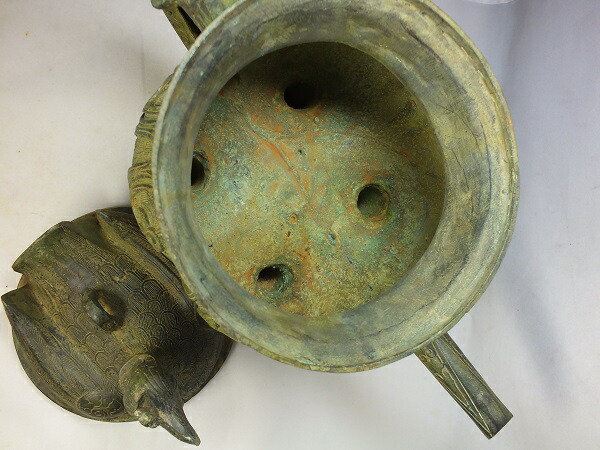 楽天市場】□龍香堂□☆【中国古物】青銅器「瑞鳥蓋付酒器」275mm
