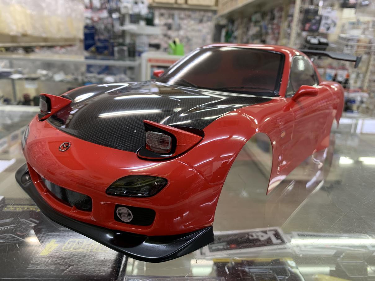 楽天市場】タミヤ 1/10 マツダ RX-7（FD3S）カーボン調ボンネット