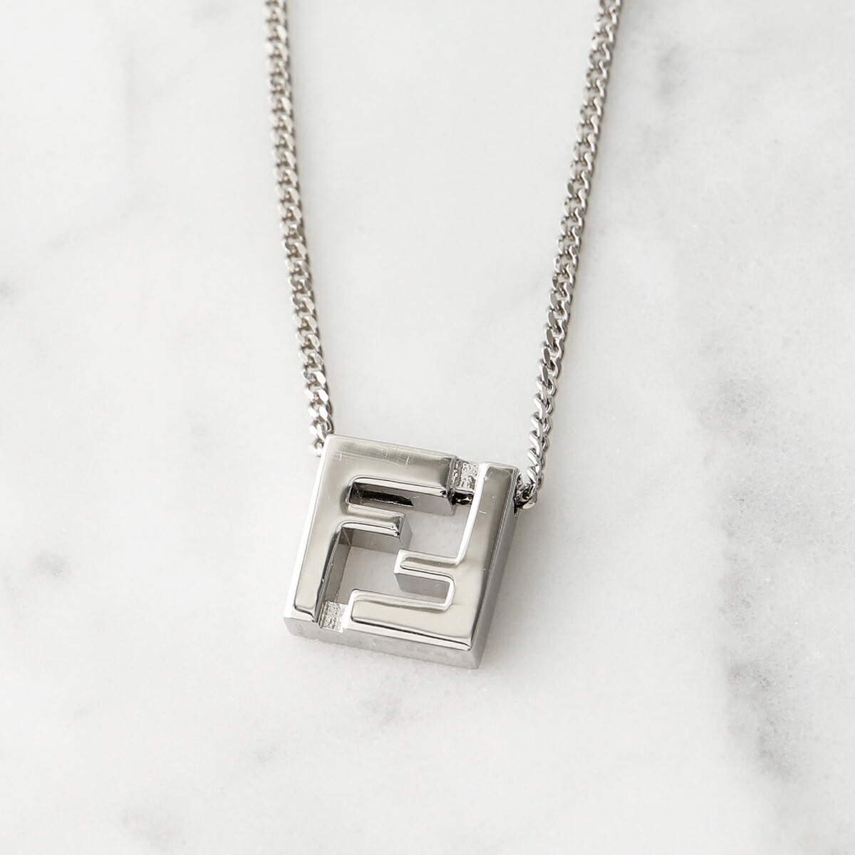 楽天市場】FENDI フェンディ ネックレス FF 7AJ589 B08 メンズ FF