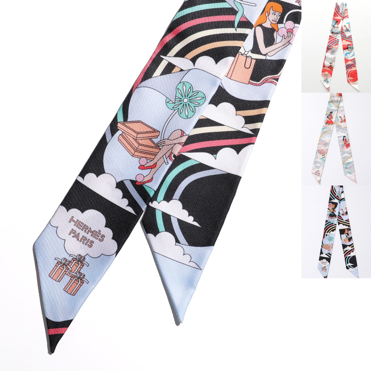 楽天市場】HERMES エルメス ツイリー スカーフ 063849S レディース