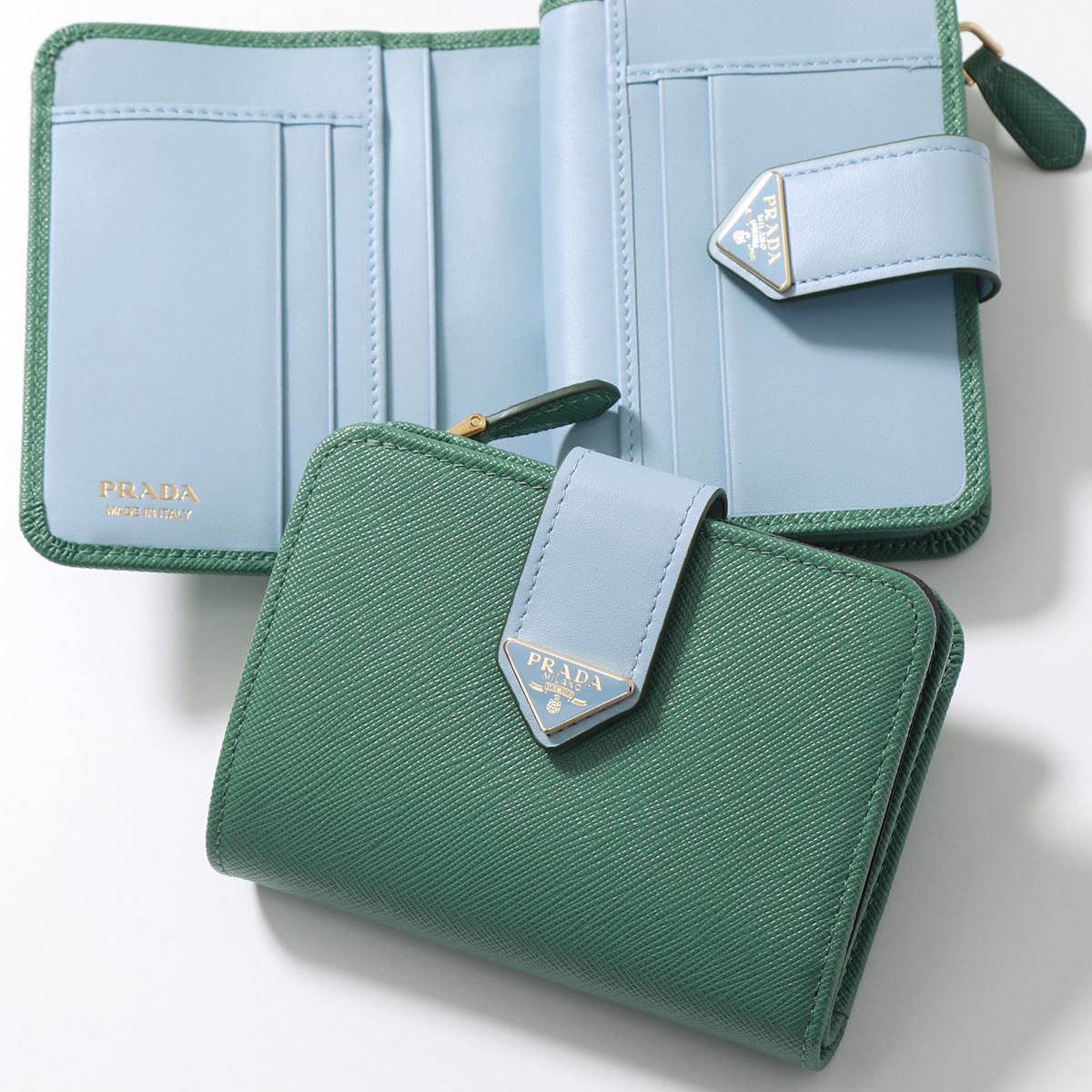 楽天市場】PRADA プラダ 二つ折り財布 1ML018 2DYG レディース