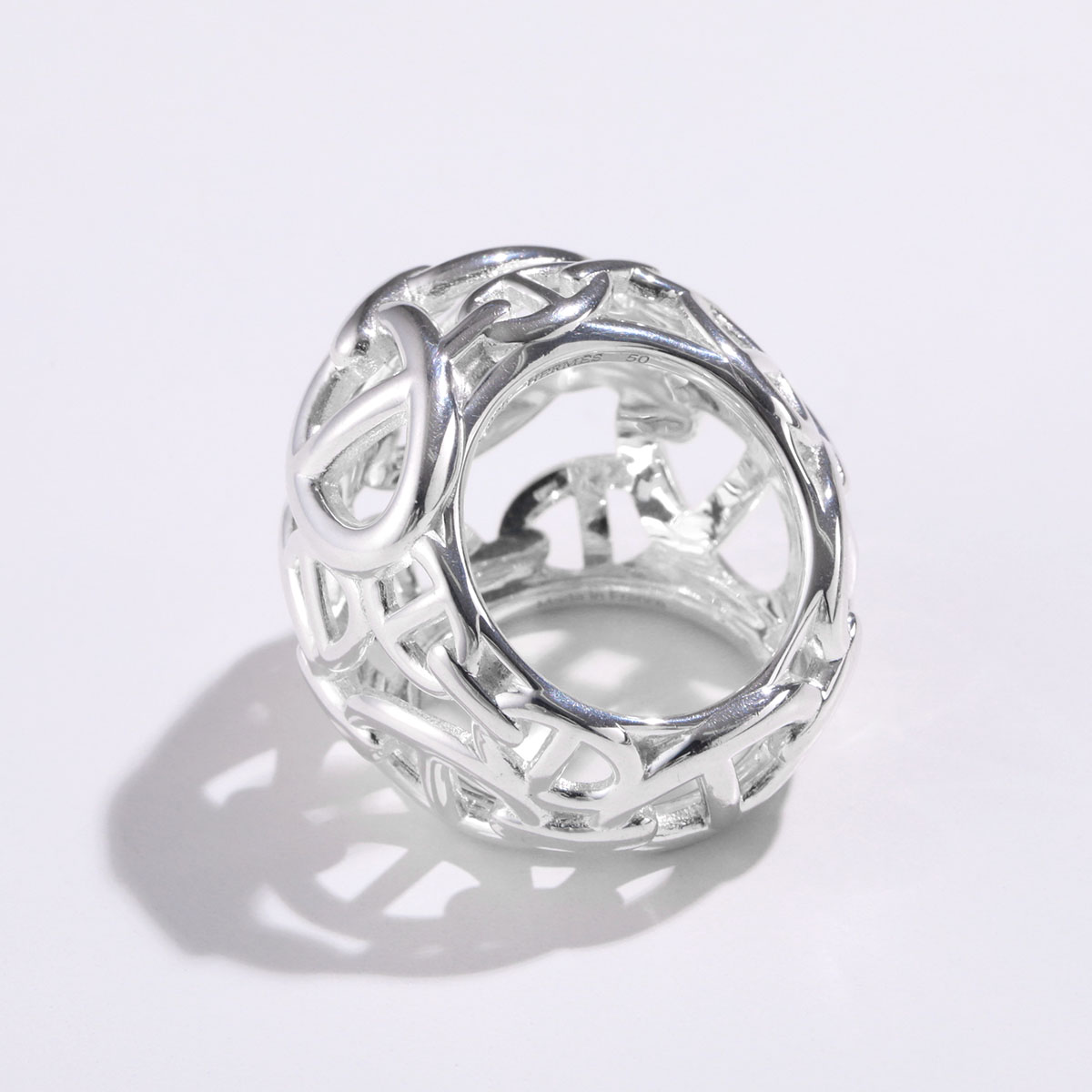 楽天市場】HERMES エルメス リング シェーヌ ダンクル アンシェネ TGM