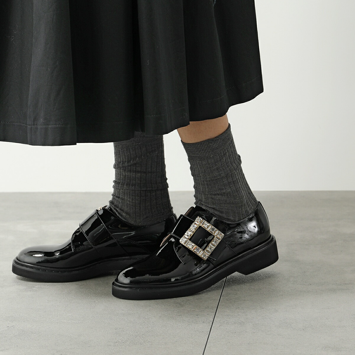 楽天市場】ROGER VIVIER ロジェヴィヴィエ パテントレザーシューズ VIV