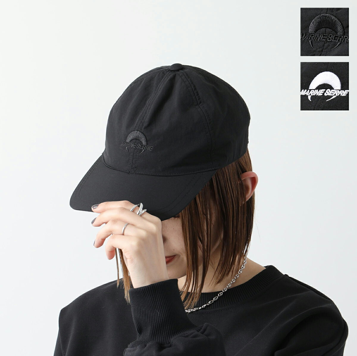 楽天市場】Marine Serre マリーン セル ベースボールキャップ Nylon