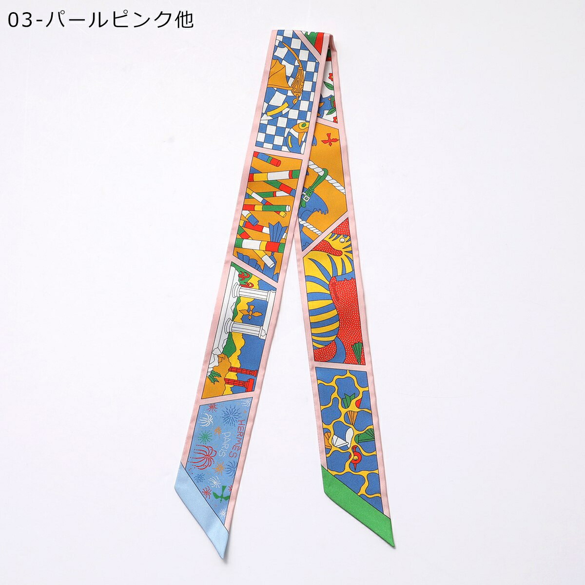 楽天市場】HERMES エルメス ツイリー スカーフ 063975S レディース