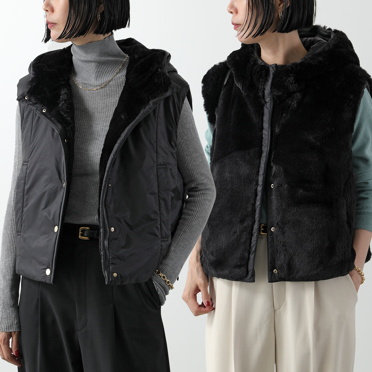 楽天市場】Max Mara The Cube マックスマーラ ザ・キューブ 中綿ベスト