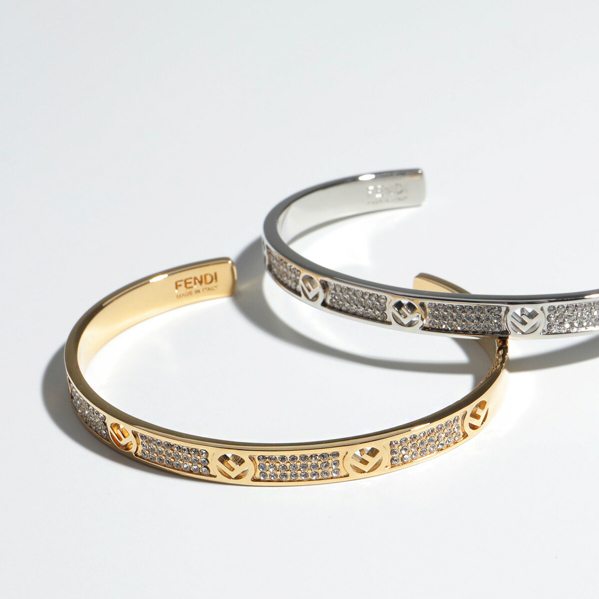 楽天市場】FENDI フェンディ バングル F IS FEND エフ イズ 8AG928 6GX