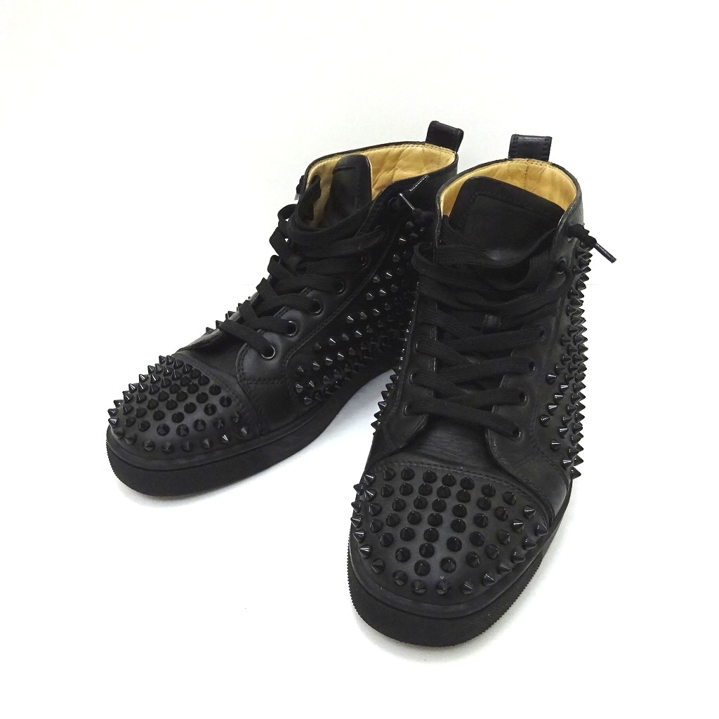 楽天市場】クリスチャンルブタン ハイカットスニーカー LOUIS FLAT