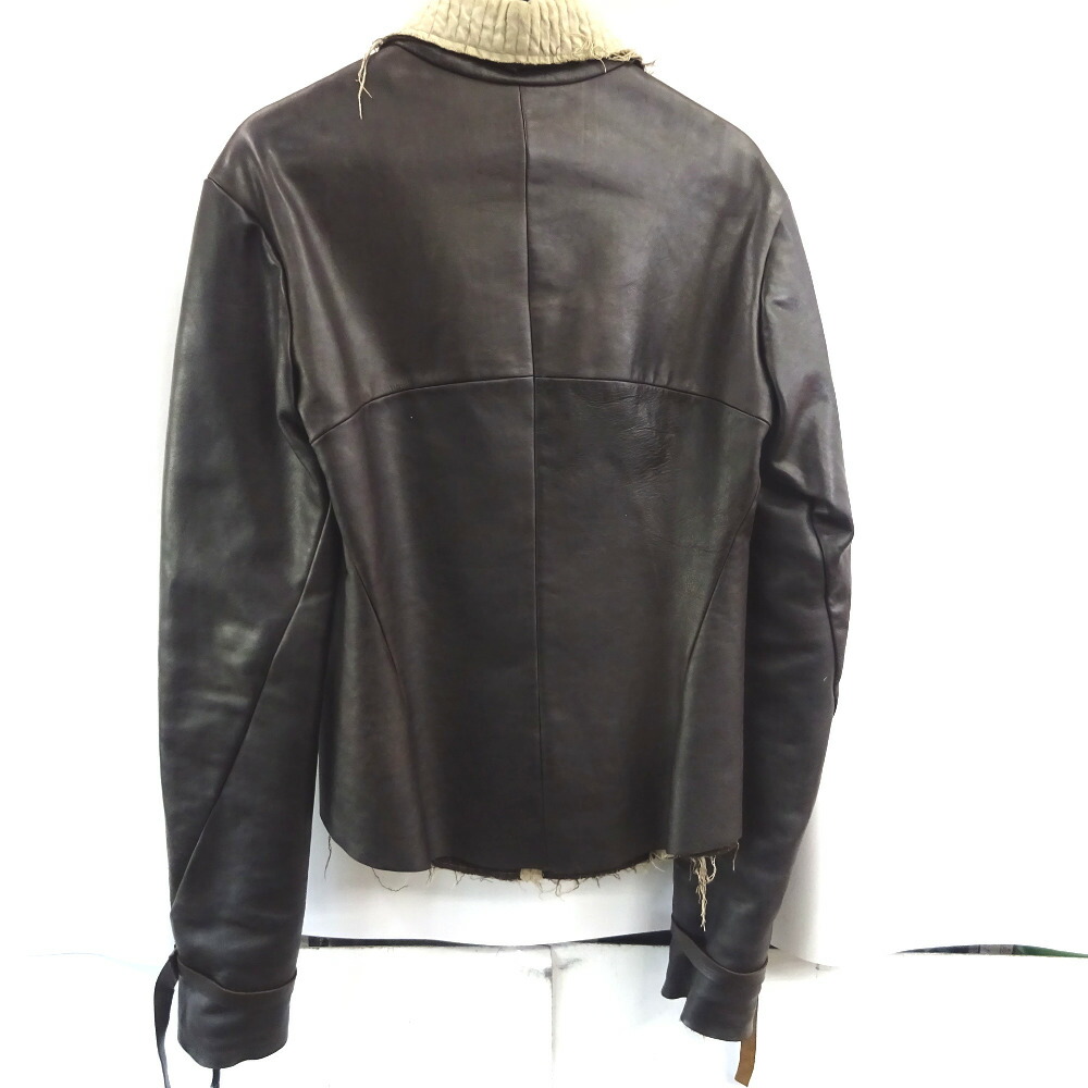 楽天市場】エムエークロス ライダースジャケット ダークブラウン系 m