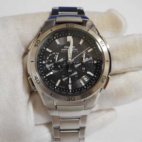 楽天市場】カシオ CASIO メンズ ソーラー 電波時計 ウェーブセプター