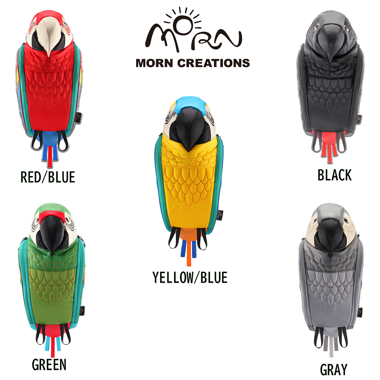 楽天市場】【公式】モーンクリエイションズ パロット スリングバッグ