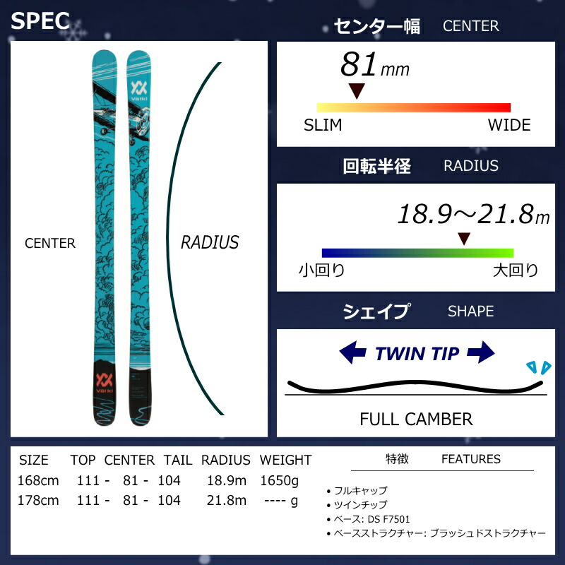 楽天市場】VOLKL REVOLT 81+XPRESS 10 GW ワンタッチ調整ビンディング