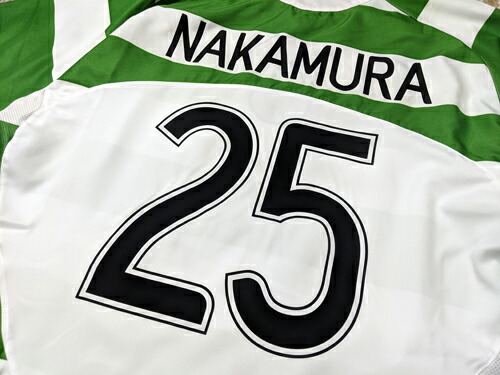 楽天市場】セルティック 05/06 ホーム(白緑) #25 NAKAMURA 中村俊輔