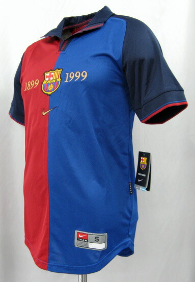 楽天市場】【復刻】FCバルセロナ 99/00 ホーム 100周年 #7 FIGO ナイキ