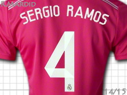 楽天市場】レアルマドリード 14/15 アウェイ（ピンク） #4 SERGIO