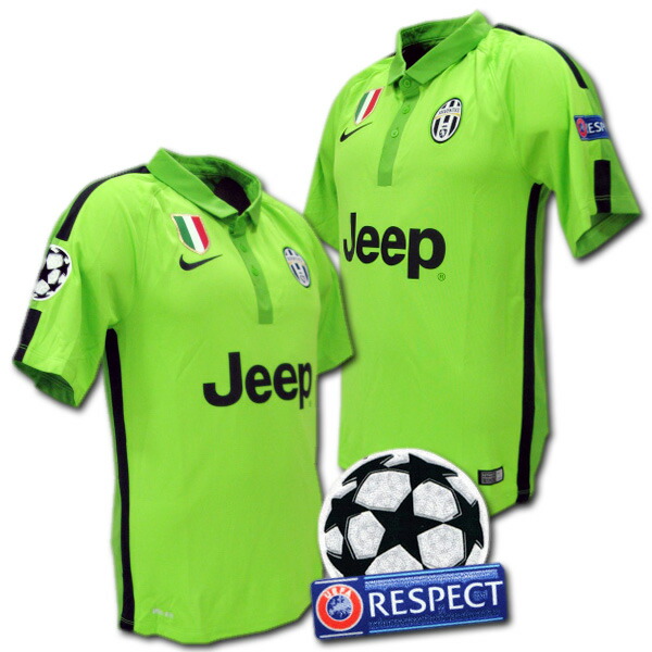 楽天市場】【CL+リスペクトパッチ付】 ユベントス 14/15 3rd（黄緑