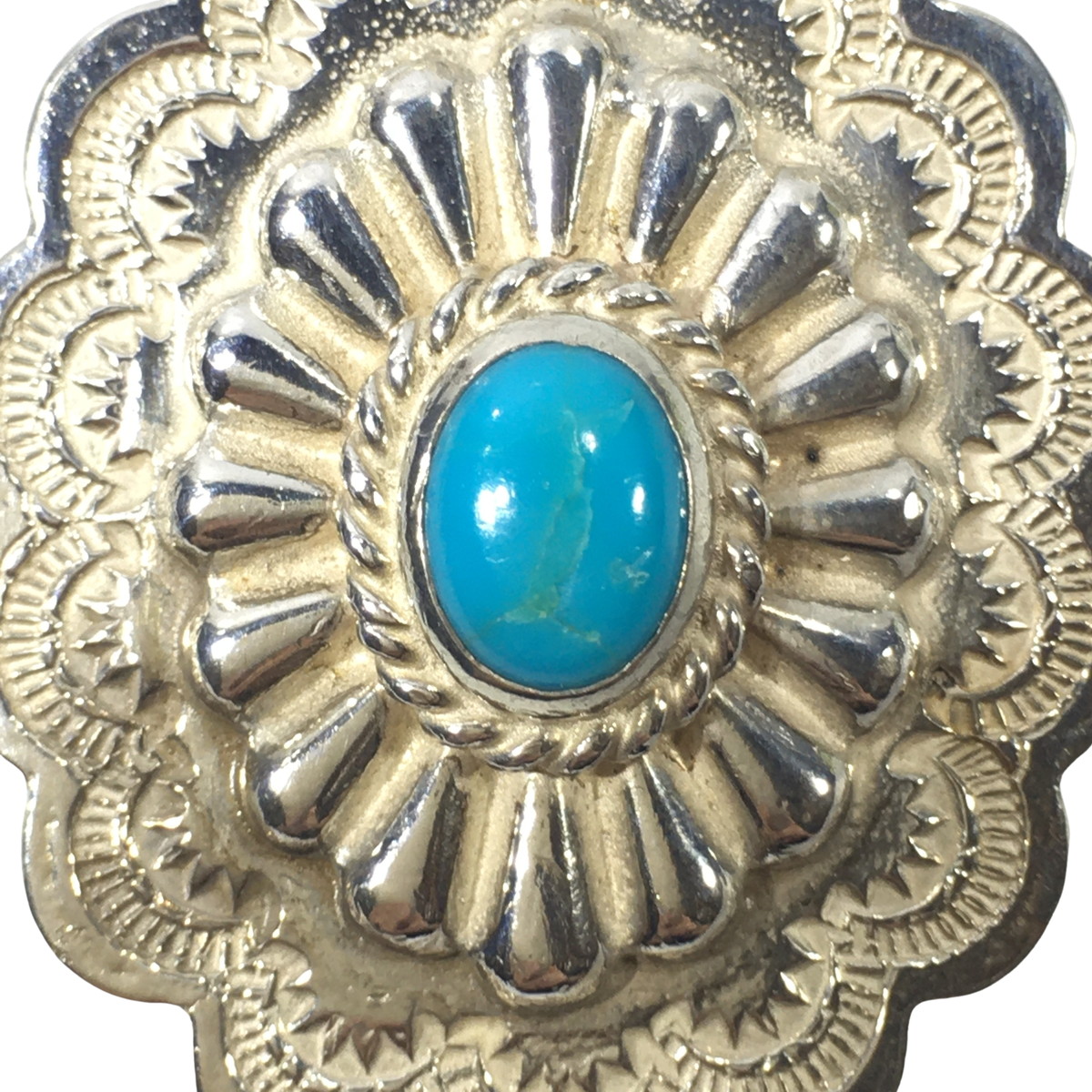 楽天市場】goro's ゴローズ 楕円形銀縄ターコイズフラワーコンチョ GC