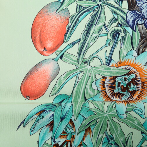楽天市場】エルメス HERMES スカーフ カレ90 シルク Passiflores