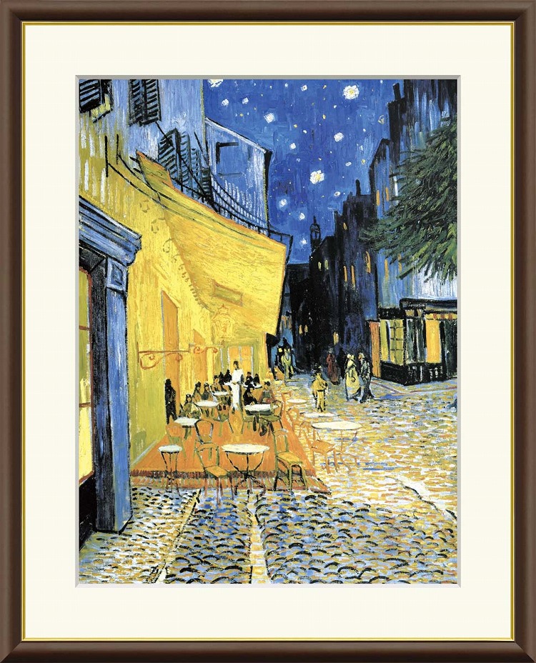 絵画 夜のカフェテラス 額入り」の人気商品一覧 | 安い商品を通販