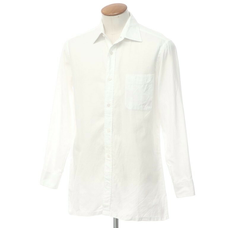 楽天市場】【中古】シャルベ CHARVET コットン レギュラーカラー