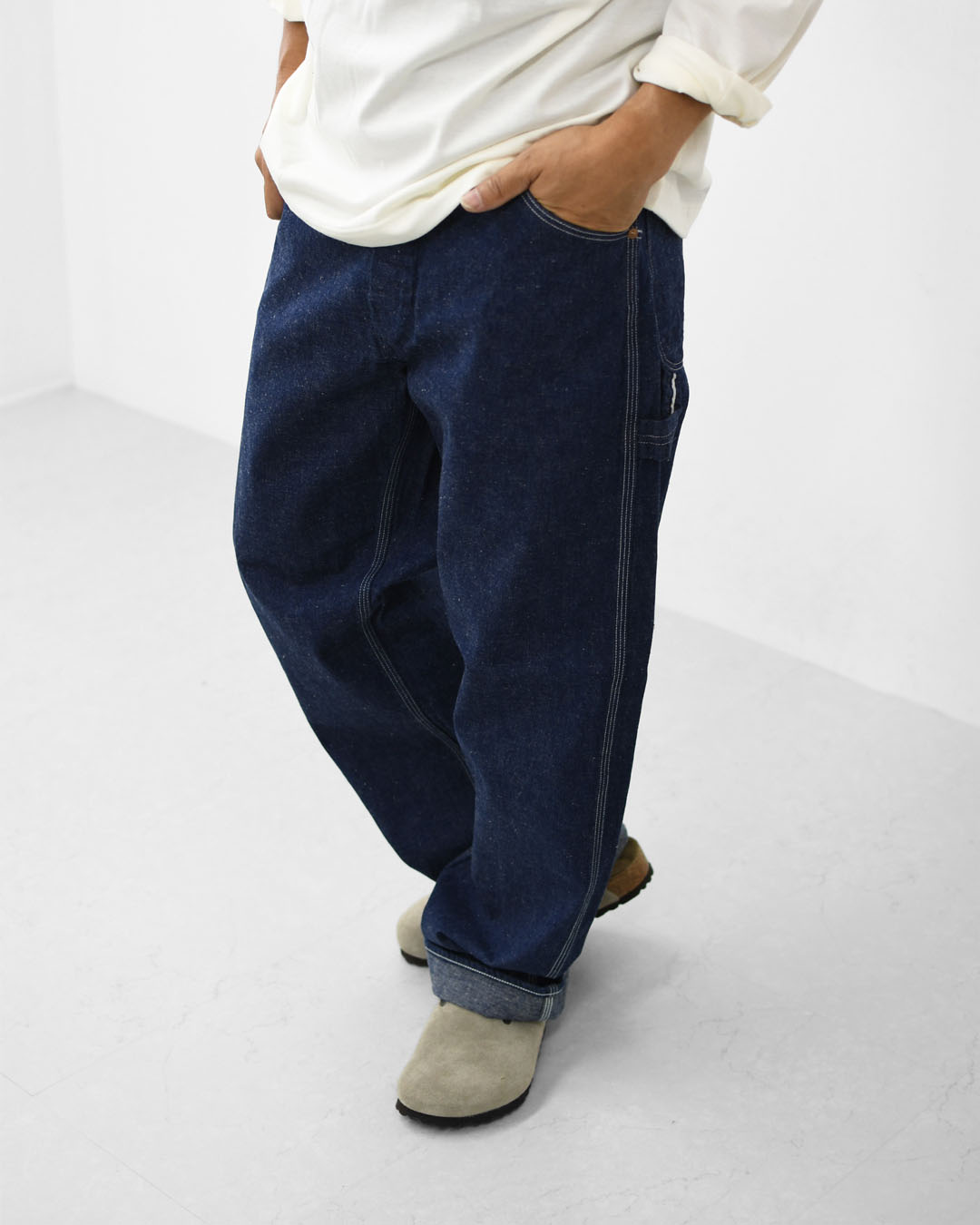 楽天市場】orslow [オアスロウ] DENIM PAINTER PANTS ONE WASH [01