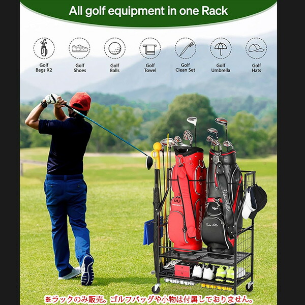 楽天市場】【お取り寄せ】FHXZH ゴルフバッグ ストレージ ガレージ